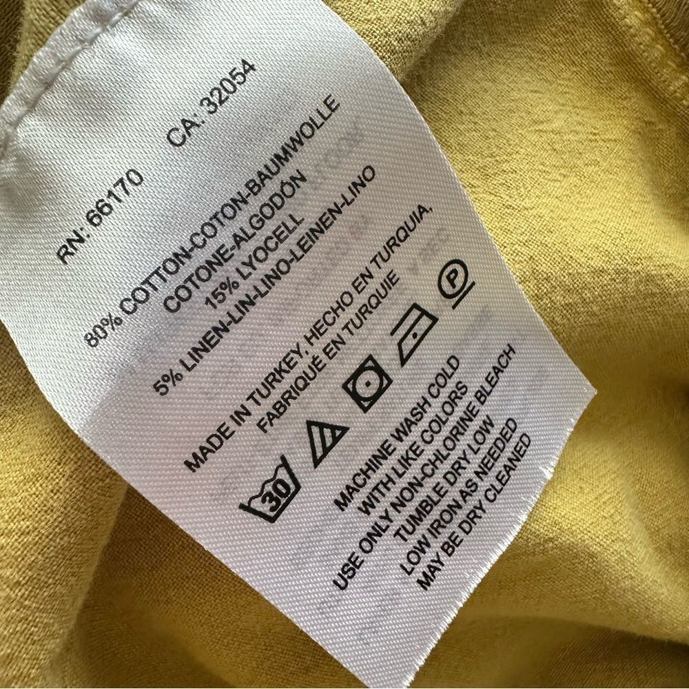 Anthropologie Postage Stamp mustard Yellow Romper jumpsuit size medium - Picture 6 of 9